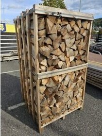 33cm palivové dřevo štípané TVRDÉ BUK/DUB rovnané 1,7 prmr